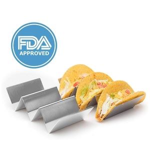 New * Stainless Steel Taco Holders set of 4